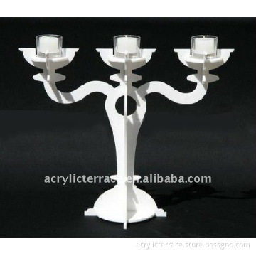 Elegant Lucite Candle Holder for Dining Room